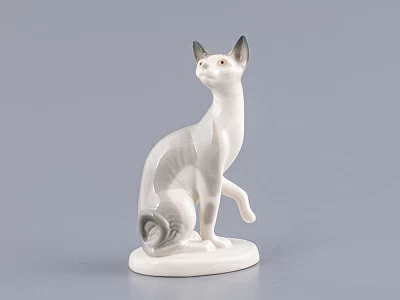 Скульптура Кошка-сфинкс серый арт. 82.69691.00.1 Скульптура Кошка-сфинкс серый арт. 82.69691.00.1