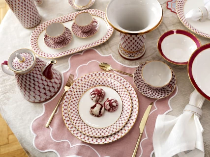 Ваза для цветов 200 мм Ампирная  Сетка-Блюз 2 арт. 80.92727.00.1, 