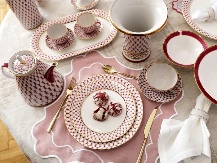 Ваза для цветов 200 мм Ампирная  Сетка-Блюз 2 арт. 80.92727.00.1, 