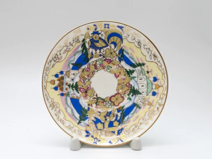 Чашка с блюдцем кофейная 165 мл форма Майская рисунок Русь арт. 81.10379.00.1, 