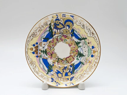 Чашка с блюдцем кофейная 165 мл форма Майская рисунок Русь арт. 81.10379.00.1