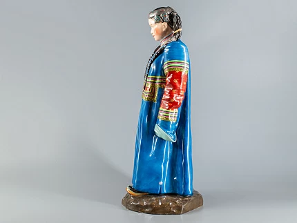 Скульптура Народности России, Монгольская женщина, арт 82.90180.00.1