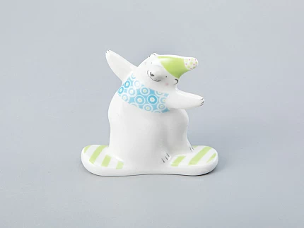 Скульптура форма Медведь-сноубордист рисунок Медведь-сноубордист арт. 82.78213.00.1