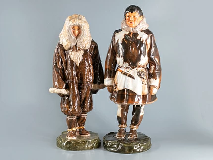 Скульптура Народности России Чукотская женщина арт. 82.76983.00.1