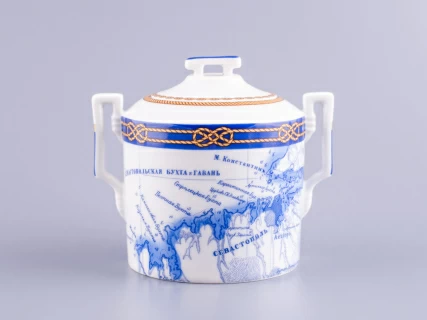 Сахарница Гербовая Кают-компания, арт 80.83446.00.1,  Сахарница Гербовая Кают-компания, арт 80.83446.00.1,