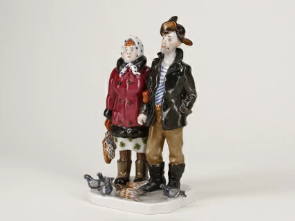 Скульптура Голубчики, арт 82.47647.00.1, 