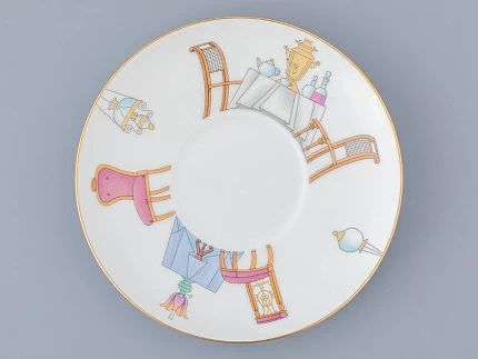 Трехпредметный комплект 165 мл форма Майская рисунок Чайка, арт. 81.31868.00.1