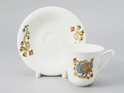 Сервиз чайный форма Сад рисунок Русские сказки, 6 персон 15 предметов, арт. 81.28417.00.1 Сервиз чайный форма Сад рисунок Русские сказки, 6 персон 15 предметов, арт. 81.28417.00.1