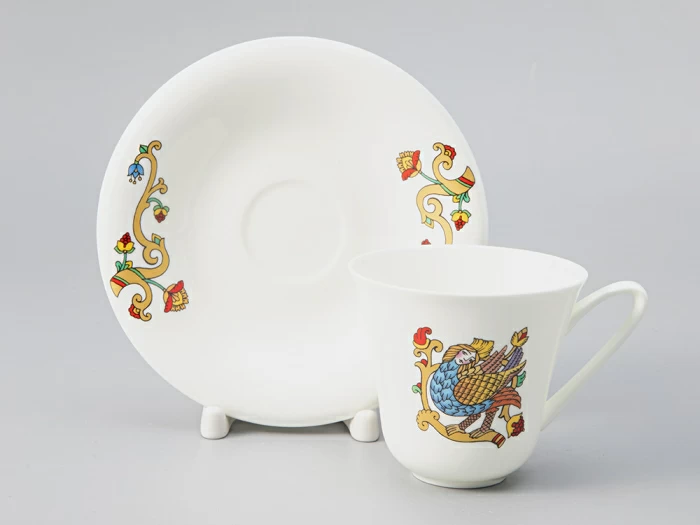 Сервиз чайный форма Сад рисунок Русские сказки, 6 персон 15 предметов, арт. 81.28417.00.1,  Сервиз чайный форма Сад рисунок Русские сказки, 6 персон 15 предметов, арт. 81.28417.00.1,