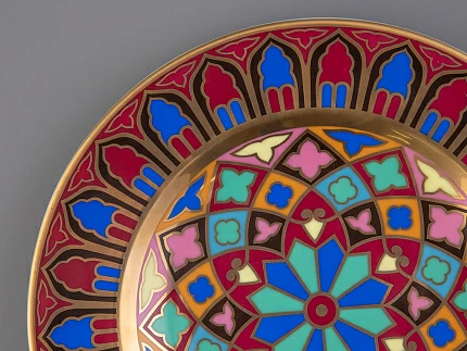 Тарелка декоративная 270 мм Европейская, в подарочной упаковке, рисунок Готическая 8 арт. 81.25629.00.1 Тарелка декоративная 270 мм Европейская, в подарочной упаковке, рисунок Готическая 8 арт. 81.25629.00.1