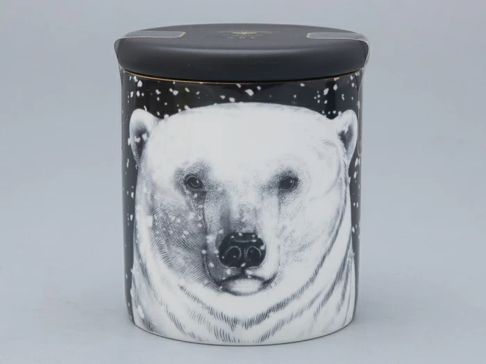 Свеча ароматическая в подарочной упаковке, рисунок Тотем. Медведь аромат Черный перец арт. 81.31597.00.1, 