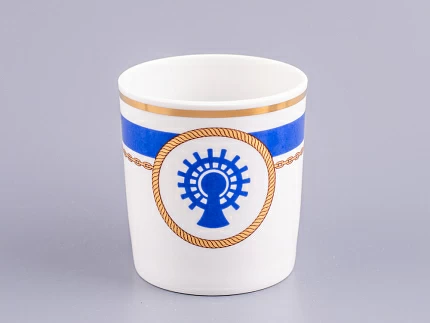 Чашка с блюдцем чайная 220 мл форма Гербовая рисунок Кают-компания № 5 арт. 81.24034.00.1