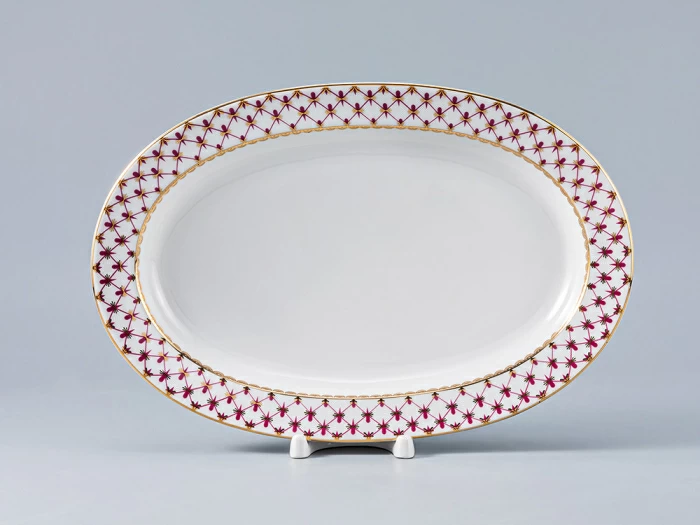 Сервиз столовый форма Молодежная рисунок Сетка-Блюз-2, 6 персон 24 предмета, арт. 81.26393.00.1, 