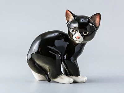 Скульптура Кошка черная арт. 82.51744.00.1 Скульптура Кошка черная арт. 82.51744.00.1