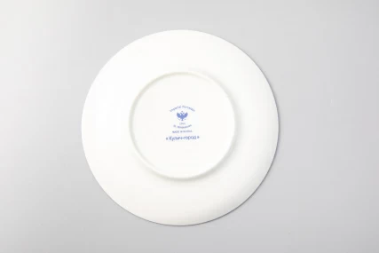 Чашка с блюдцем кофейная 180  мл.,  форма Билибина 1,  рисунок Кулич-город арт. 81.16101.00.1, 