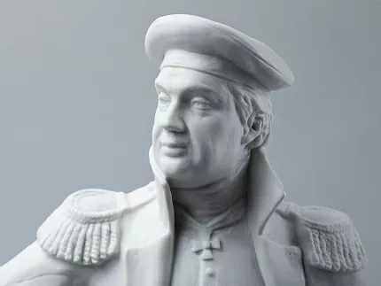 Подарочный набор Генерал-фельдмаршал Кутузов М.И. 1745 г. Белый бисквит арт. 81.31283.00.1