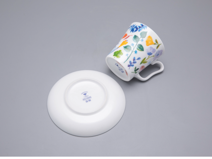 Бокал с блюдцем форма Ленинградский рисунок Primavera, арт. 81.34502.00.1, 