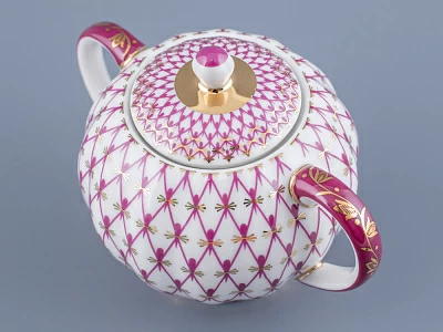 Сахарница форма Тюльпан рисунок Сетка-Блюз арт. 80.86208.00.1 Сахарница форма Тюльпан рисунок Сетка-Блюз арт. 80.86208.00.1