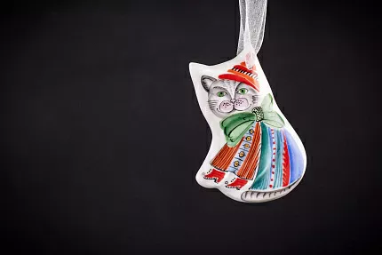 Елочная игрушка Котофей арт 60.03944.00.1