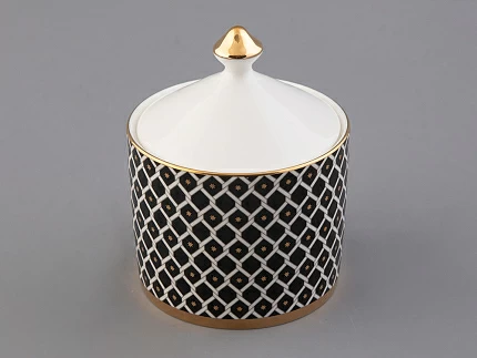 Сервиз чайный форма Идиллия рисунок Неро 1, на 4 персоны 10 предметов, арт. 81.32140.00.1 Сервиз чайный форма Идиллия рисунок Неро 1, на 4 персоны 10 предметов, арт. 81.32140.00.1