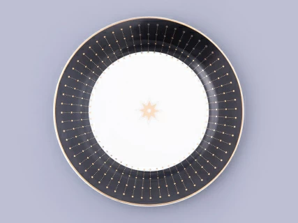 Тарелка плоская 200 мм, форма Стандартная, рисунок Неро 1, арт 80.46112.00.1, 