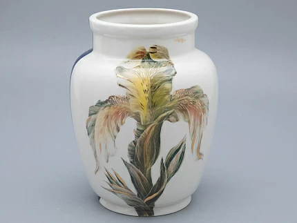 Ваза форма Китайская малого размера рисунок Ирисы, арт. 80.96067.00.1 Ваза форма Китайская малого размера рисунок Ирисы, арт. 80.96067.00.1