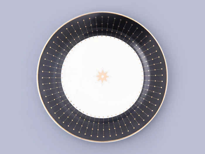 Тарелка плоская 200 мм, форма Стандартная, рисунок Неро 1, арт 80.46112.00.1, 