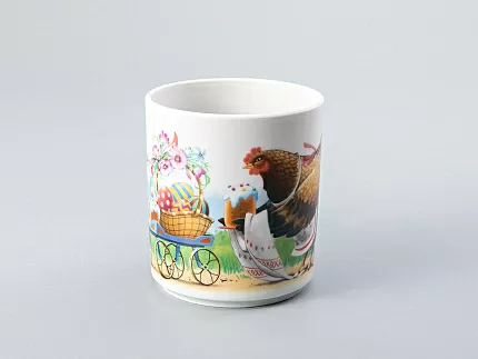 Кружка форма Стандарт рисунок Встречаем Праздник , арт. 80.98952.00.1