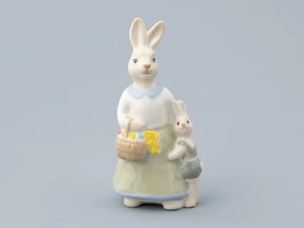 Скульптура Зайчиха-мама, рисунок Мария, арт. 82.46448.00.1, 