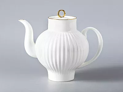 Сервиз чайный форма Волна рисунок Золотой кантик, 6 персон 20 предметов арт. 81.20892.00.1