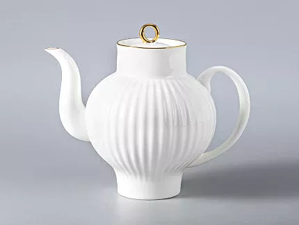 Сервиз чайный форма Волна рисунок Золотой кантик, 6 персон 20 предметов арт. 81.20892.00.1