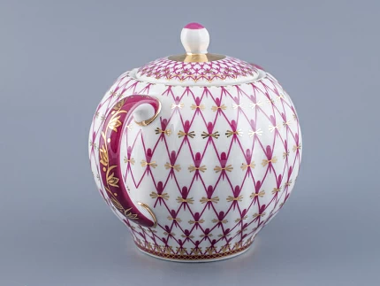 Сахарница форма Тюльпан рисунок Сетка-Блюз арт. 80.86208.00.1 Сахарница форма Тюльпан рисунок Сетка-Блюз арт. 80.86208.00.1