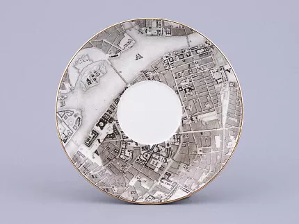 Чашка с блюдцем чайная форма Банкетная рисунок Великолепный Невский У Адмиралтейства, арт. 81.32684.00.1