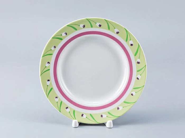 Тарелка мелкая 180 форма Гладкая рисунок Весенний бриз арт.80.98406.00.1, 