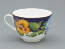 Чашка с блюдцем чайная форма Весенняя 2 рисунок Виола 1, арт. 81.34138.00.1, 