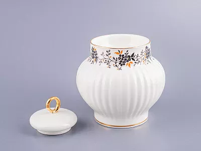 Сахарница форма Волна рисунок Тонкие веточки, арт. 80.09269.00.1