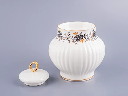 Сахарница форма Волна рисунок Тонкие веточки, арт. 80.09269.00.1 Сахарница форма Волна рисунок Тонкие веточки, арт. 80.09269.00.1