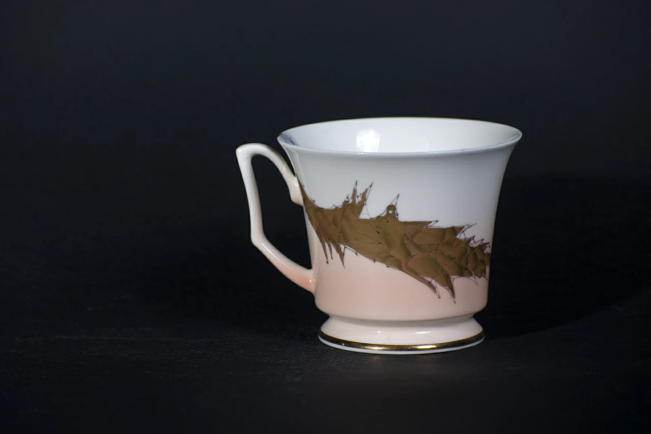 Чашка с блюдцем Татьянин день на форме Юлия, рисунок 1, 