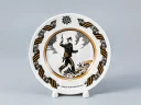 Декоративная тарелка 150 мм форма Гладкая рисунок Офицер морской пехоты арт. 80.81723.00.1, 