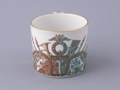 Чашка с блюдцем в подарочной упаковке, форма Охотничий, рисунок Триумф Штандарт Победы, арт. 81.32468.00.1 Чашка с блюдцем в подарочной упаковке, форма Охотничий, рисунок Триумф Штандарт Победы, арт. 81.32468.00.1