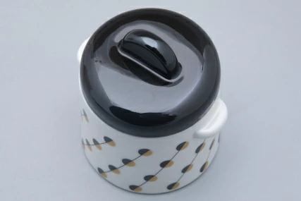 Сахарница форма Колокол рисунок Балтийский берег 2, арт. 80.45181.00.1, 