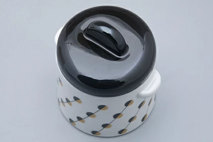 Сахарница форма Колокол рисунок Балтийский берег 2, арт. 80.45181.00.1