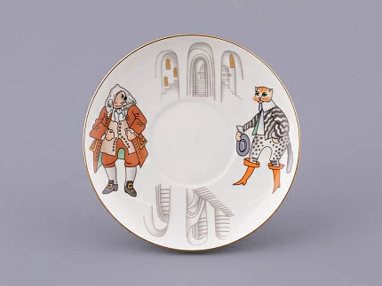 Трехпредметный комплект 165 мл форма Майская рисунок Синяя птица, арт. 81.32260.00.1