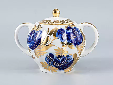 Сервиз чайный форма Тюльпан рисунок Золотой сад, 6 персон 20 предметов, арт. 81.10736.04.1