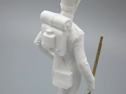 Скульптура  Рядовой русской пехоты Николая I, в подарочной упаковке, рисунок Белый бисквит, арт 81.33426.00.1, 