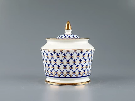 Сахарница Юлия Кобальтовая сетка арт. 80.66467.00.1