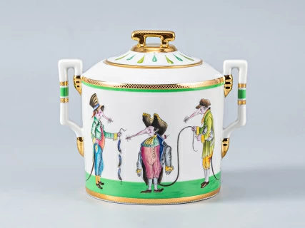 Сахарница форма форма Гербовая рисунок Крысята-воришки арт. 80.54329.00.1, 