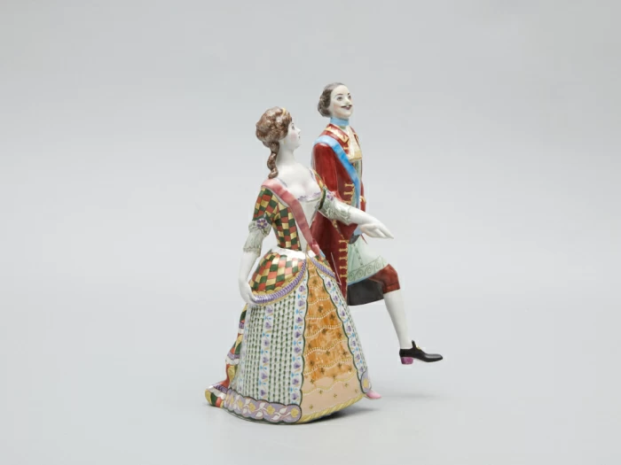 Скульптура Петр и Екатерина Петровская Ассамблея арт. 82.51219.00.1, 