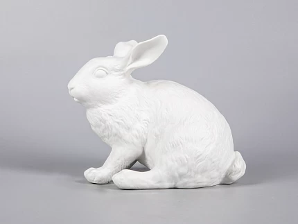 Скульптура Кролик домашний Белый арт. 81.30991.00.1