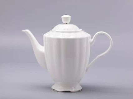 Сервиз чайный форма Нега рисунок Платиновая лента, 6 персон 14 предметов, арт. 81.30715.00.1, 